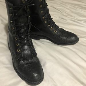 Justin Lace-Up Boots